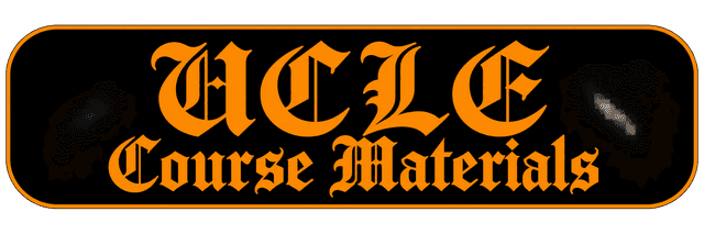 UCLE Course Materials